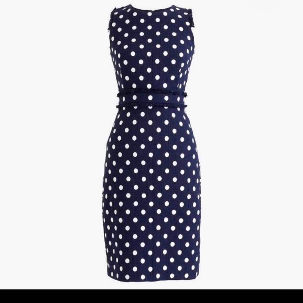 J.Crew Navy Tweed Dress